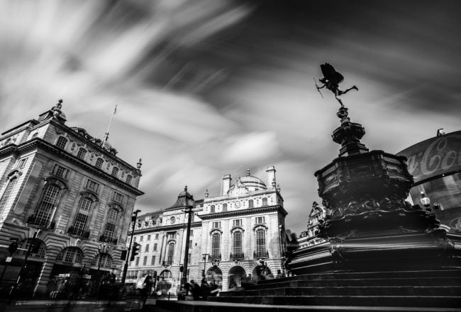 Long Exposure of Piccadilly Circus